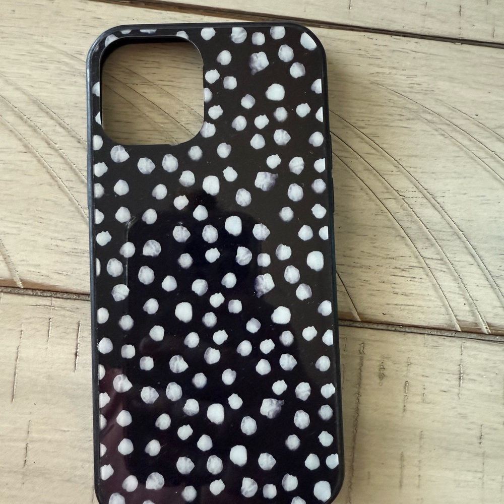 Black and White Polka Dot Phone Case